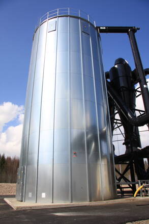 Dávkovacie silo 200-400m3 hrubý objem