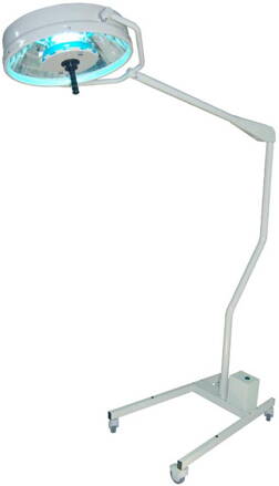Mobilné štandardné svietidlo pre operačnú sálu s komplexným núdzovým zabezpečením DLREB-07