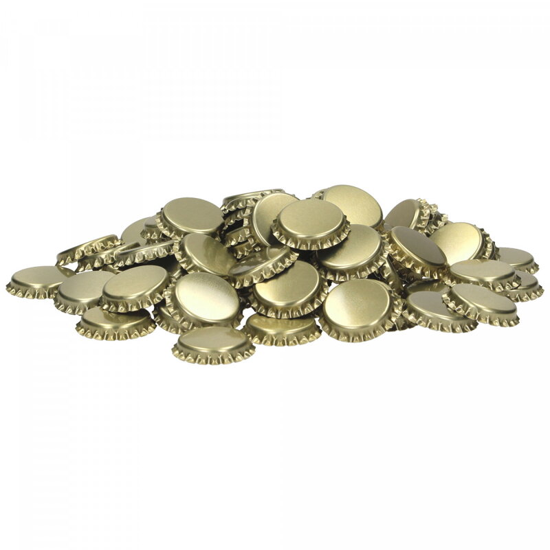Korunkové uzávery 26 mm zlaté – 10 000 ks Korunkové uzávery 26 mm zlaté – 10 000 ks