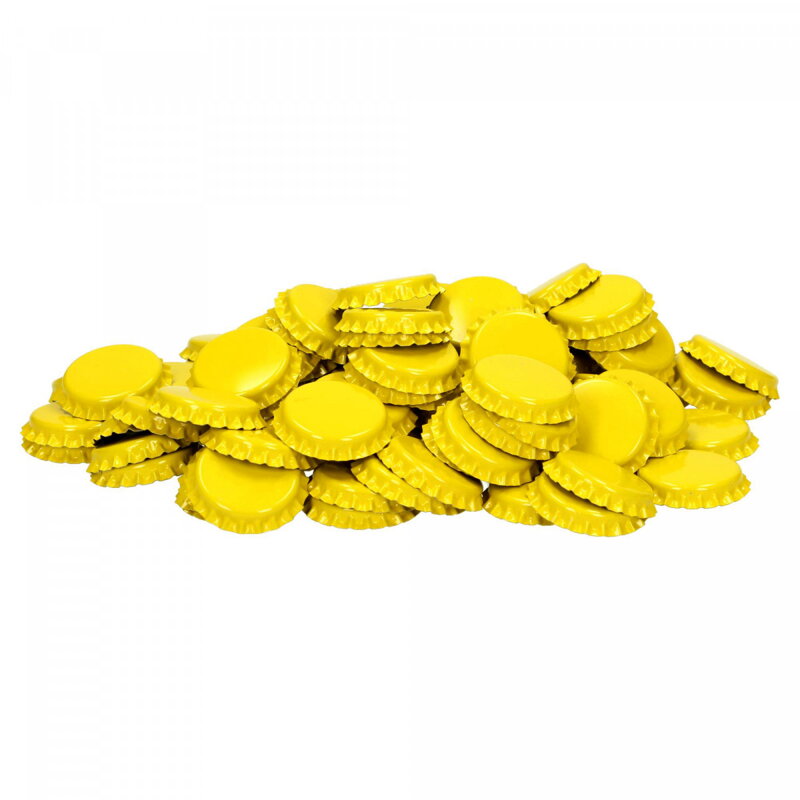Korunkové uzávery 26 mm žlté – 10 000 ks Korunkové uzávery 26 mm žlté – 10 000 ks