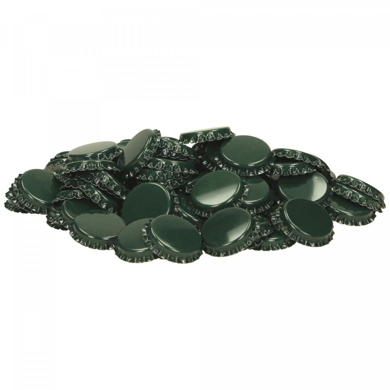 Korunkové uzávery 26 mm zelené – 10 000 ks Korunkové uzávery 26 mm zelené – 10 000 ks