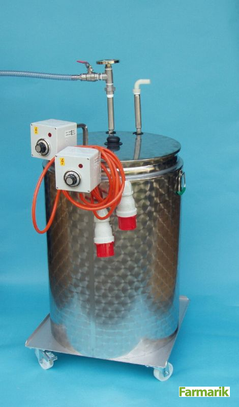 Prietokový pasterizátor 175l/hodina - elektrický